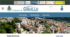 Desktop Screenshot of comune.varallo.vc.it